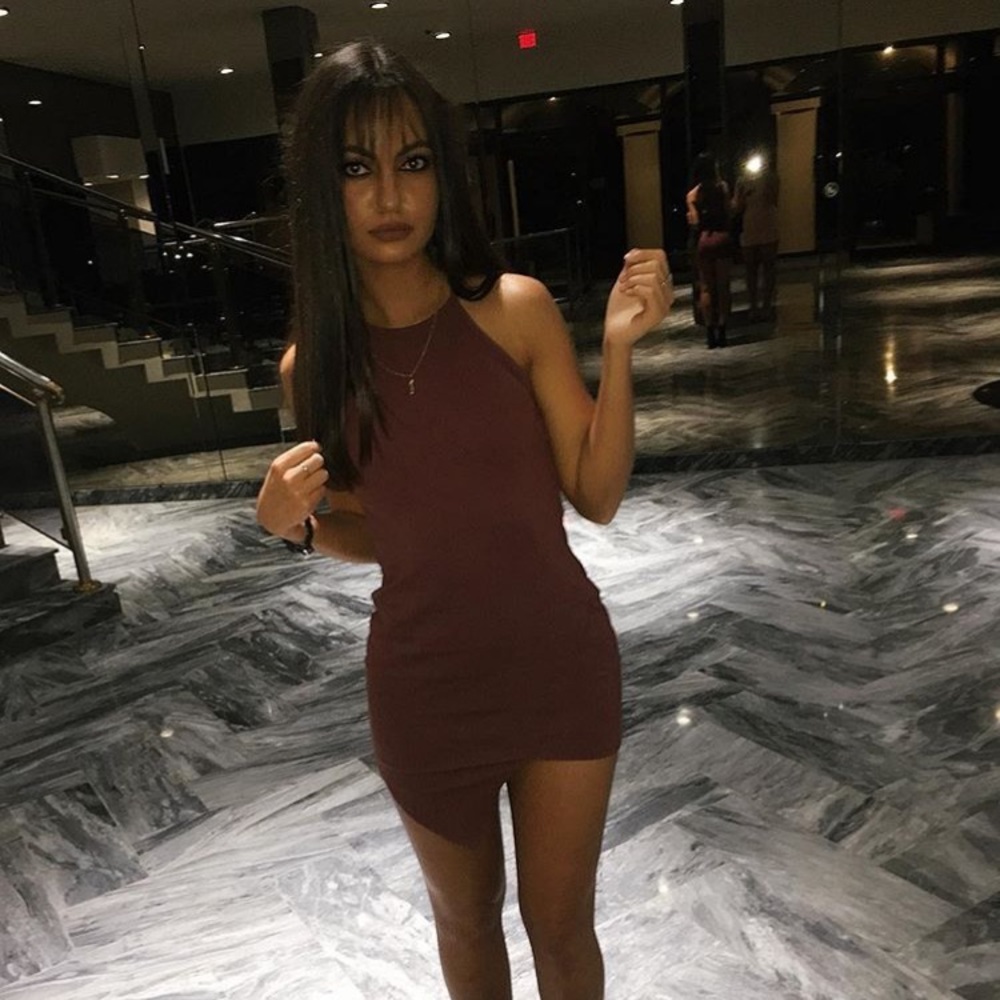 Maroon dress